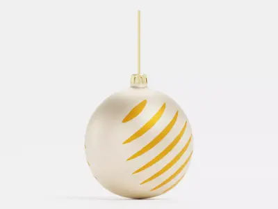 Christmas Ball Ornament V3 Low-poly 3D model