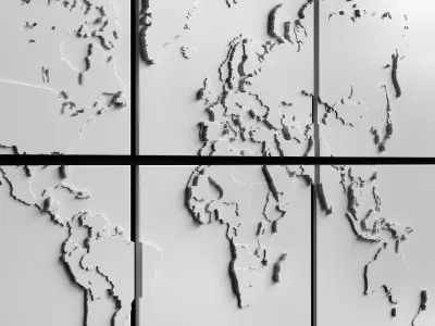 Gypsum frames 3D model