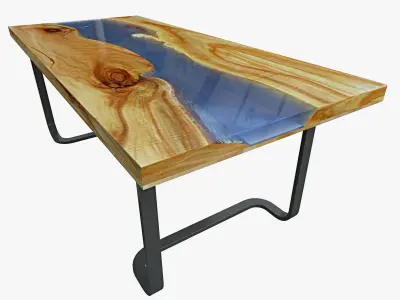 Epoxy table 3D model