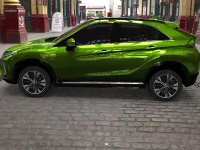 mitsubishi eclipse cross green 3D model