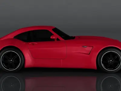 Wiesmann GT Low-poly 3D model