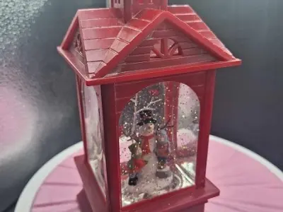 christmas lantern tea battery light holder  3D print model