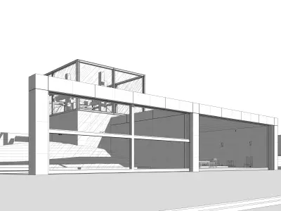 Tadao Ando - Church on the Water 3D model