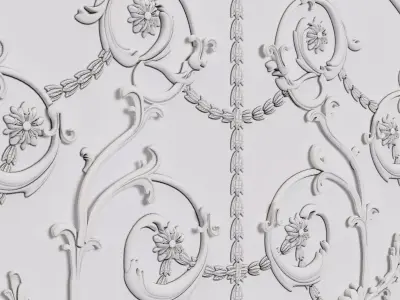 Hyde Park wall hanger 2 3D model