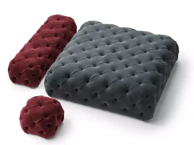 RollKing Pouf Collection 3D model