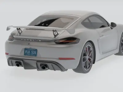 Porsche 718 Cayman Gt4 Rs 3D model
