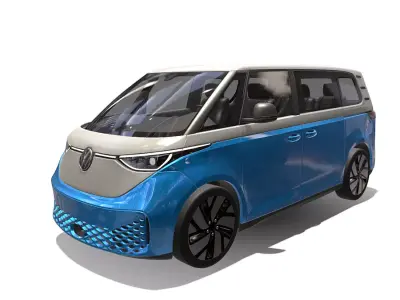 Volkswagen id buzz 2024 3D model