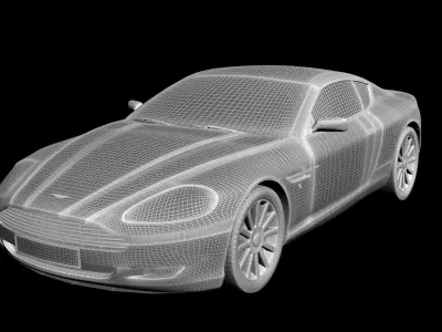 3D CAR MODEL aston martin sports 3D model