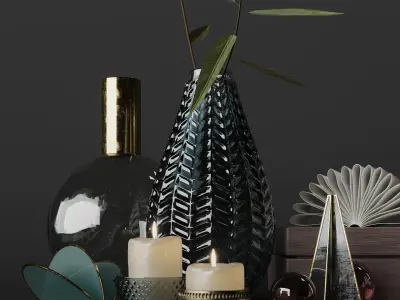 Decorative set Y1 3D model