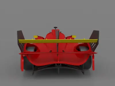 Ferrari 499P Le Mans Hypercar 2023 Ready to Print STL Files 3D print model