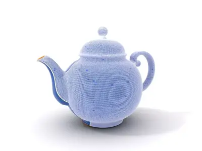 Dragon Porcelain Teapot model pack Low-poly 3D model