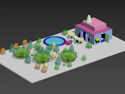 Simple Models Pack 1 Free low-poly 3D model