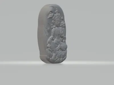 Phoenix Sitting Tara Tara Pendant 3D print model