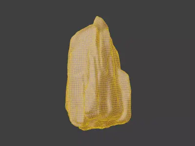 Modular Cliff Rock - Game Ready Asset Free low-poly 3D model