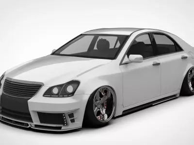 2005 Toyota Crown S180 K Break Body Kit 3D model
