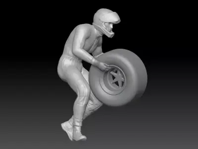 FORMULA ONE PIT STOP 5 3D print model