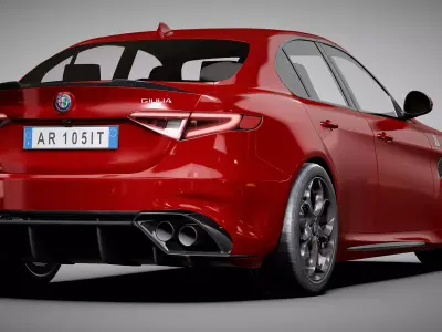 Alfa Romeo Giulia Quadrifoglio 3D model