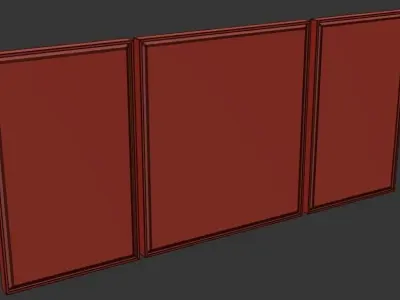 Frames Low-poly 3D model