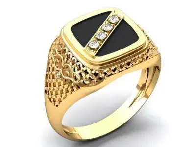 men ring Free 3D model