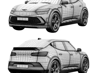 Genesis GV60 2023 3D model