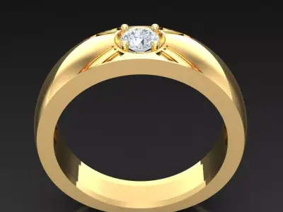 Luxury Men Rings Designs 4MR055 3D print model
