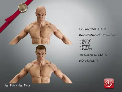 Sport Man A 3D model