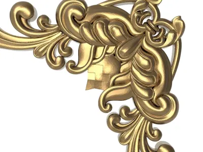  decorative pattern ready for 3D printing 3D model 169