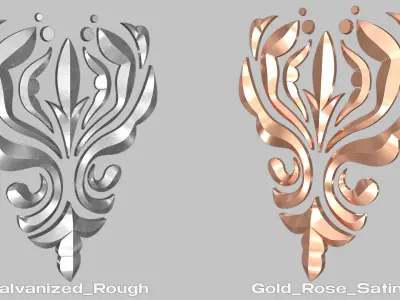 Carved Decor 3D model 11