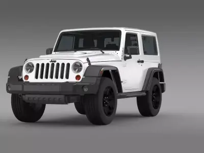 Jeep Wrangler Moab 2012 3D model