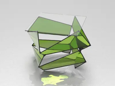 Parametric Table Design Grasshopper Rhino 3d Model Download 3D model