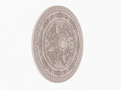 Classic Ceiling Medallion 39 3D model