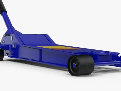 Jack Blue Floor Low-poly 3D model