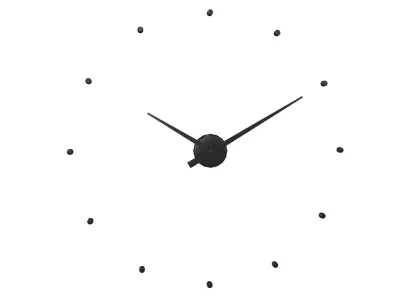 Modern Clock V1 002 Low-poly 3D model