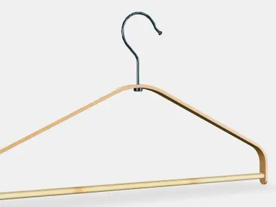 HOSVANS clothes hanger Low-poly 3D model