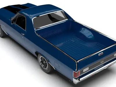 Chevrolet El Camino SS 396 SS  1970 3D model