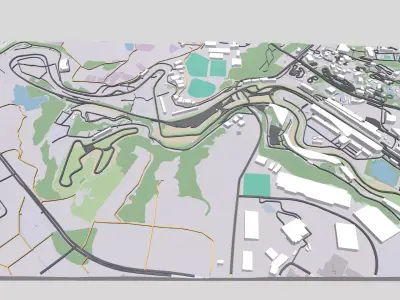 Suzuka Circuit Japan  3D model