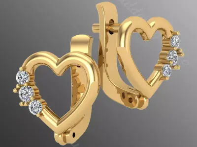 Earrings od84 3D print model