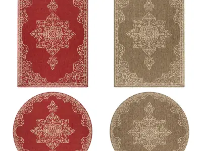 Rugs No 137 Low-poly 3D model