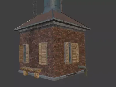 old Pump house 3D model
