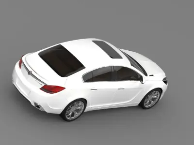 Buick Regal GS 2011-2013 3D model