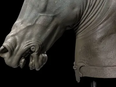 Horse Head Medici Riccardi 3D model