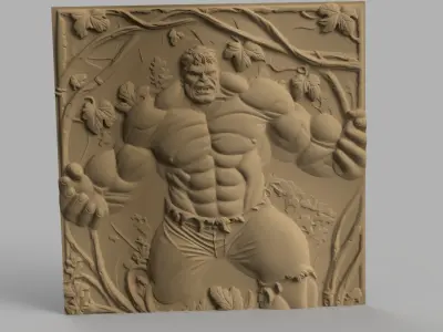 Decorative Bas-Relief Wall Art Collection 3D print model