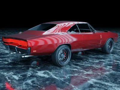 DODGE Charger 1970 Concept 3D model