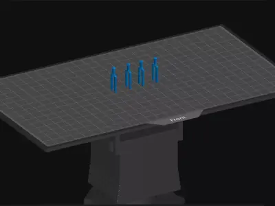 Underground Khafre pyramid structure based on SAR scan   Free 3D model