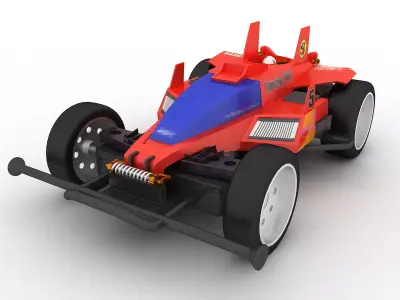 minicar toy  Dancing Doll Low-poly 3D model