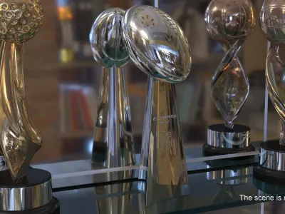 Vince Lombardi Trophy 3D model