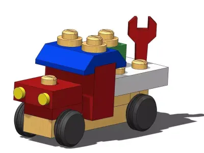 Car constructor for children 3D print model