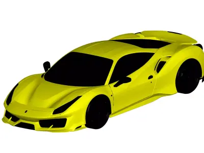 Ferrari 488  3D model