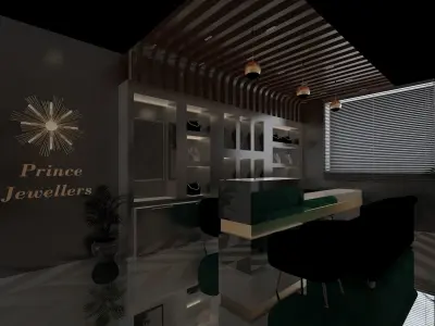 Jewellery Showroom in 3Ds Max and V-ray 3D model