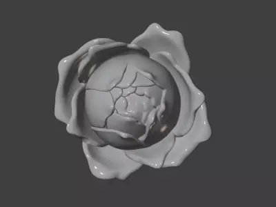 White Lotus Seat  3D print model